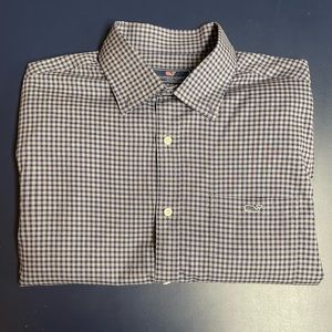 Mens Vineyard Vines Large Classic Fit Tucker Long Sleeve Button Down Shirt